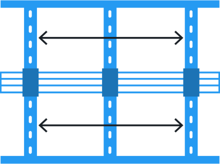 600mm rung spacing diagram