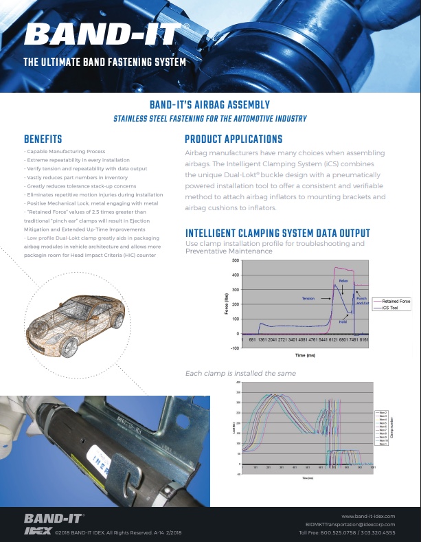 Airbag Assembly Brochure Screenshot