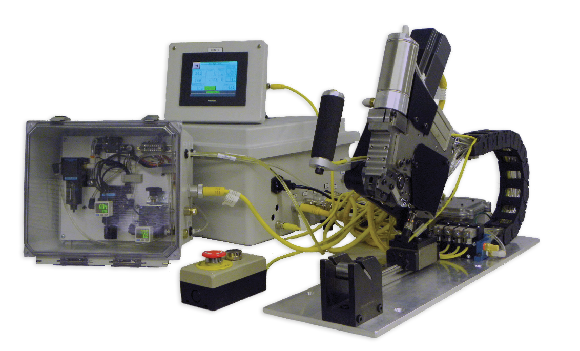 BAND-IT iCS Series clamping system with tooling and controls